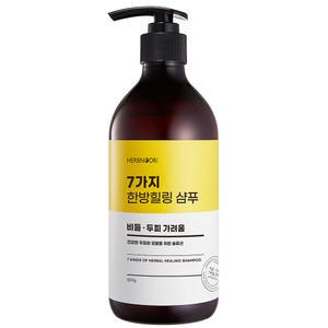 허브누리 7가지 한방 힐링 샴푸 500g