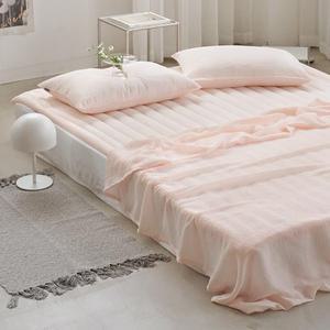 누비지오 모기퇴치 홑이불 + 베개커버 세트, 피치 SS