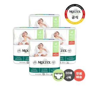 [몰텍스] 팬티형 4단계 (22매X4팩) 통잠 기저귀 (독일 기저귀)