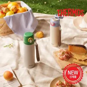 써모스 스트랩 원터치 텀블러 JNT-550K / 550ml / 보온병 보냉병 휴대용