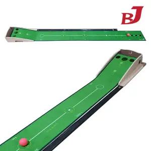 비제이 파크골프용 무소음 자동리턴 골프 퍼팅연습기 퍼터매트 30 x 300 그린