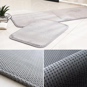 웰러그 스노우 이지케어 발매트+주방매트 그레이, 1개