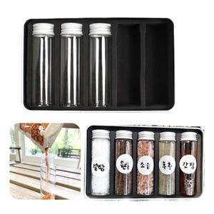 캠핑양념통 풀세트 틴케이스 여행용 휴대용 조미료 조리도구