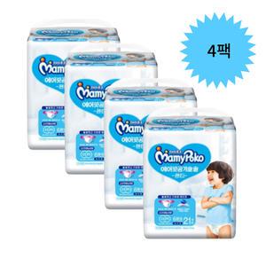 마미포코기저귀 에어핏 팬티 점보21P 남아 x 4팩 84매