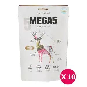 [NS홈쇼핑]펫프렌즈 메가파이브 150g x10개 강아지/고양이 오메가3 사슴져키간식..