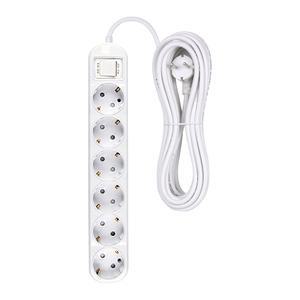 오성정밀 메인 스위치 멀티탭, 6구, 8M, 1개