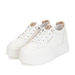 [롯데백화점]BARBARA 오버솔 밴딩끈 데일리 키높이 스니커즈 BBG164-BE