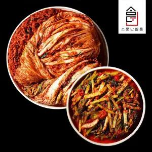 [마음심은][소문난일품] 포천명가 배윤자 포기김치 5kg + 열무김치 3kg