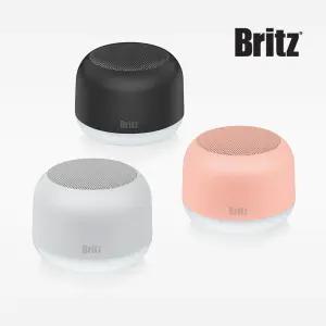 브리츠 BA-MQ1 휴대용 블루투스 스피커 마그네틱 무드등 C타입 소형 미니 캠핑 TF슬롯