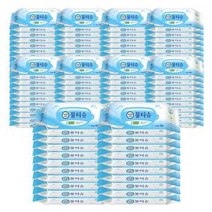 깨끗한나라 페퍼민트 물티슈 휴대용 10매 x100개