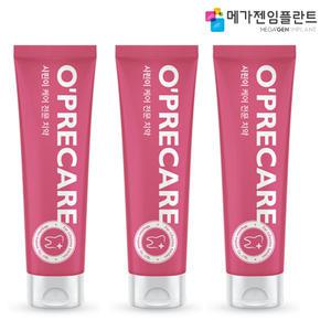 3SET 메가젠 오프리케어 닥터 시린이 플러스 케어 치약 100g 인산삼칼슘 치과치약