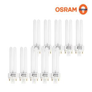 오스람 삼파장 전구 FDL 13W 주광색 - 10개입 세트