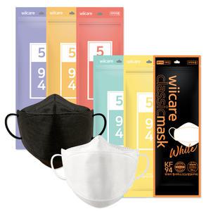 위케어 KF94 황사마스크 대형 중형 소형 100매