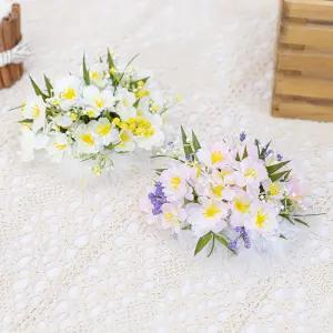 벚꽃 성묘 리스 조화 꽃 15cm 2컬러 납골당 산소 봉안당 추모 장식 꾸미기 수목장