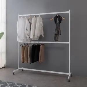 데이먼 1500 철제 2단 행거 착불