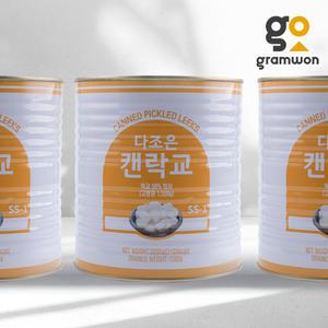 다조은락교 SS-1 3kgX6캔 이엔 일식 락교 대용량 업소용 반찬