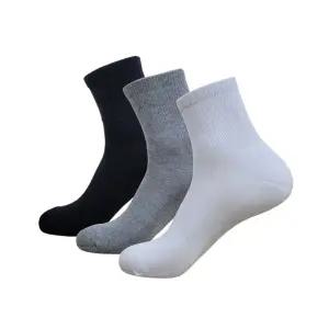 [남여 비바 중단목 심플 쿠션 스포츠양말 6켤레] 국산 남성 여성 학생 이중바닥 등산 운동 두꺼운 쿠션양말