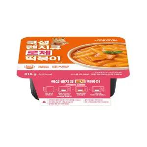 [쿡생] 렌지큐 간편한 전자레인지용 로제떡볶이 315gx3개
