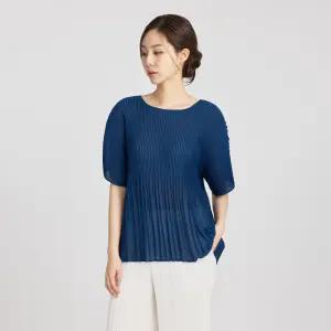 솔리드 주름 풀림 티블라우스_EPTSM124006