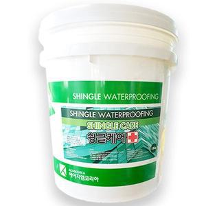에이지엠코리아 슁글케어 18kg 슁글투명방수제 지붕방수 욕실방수