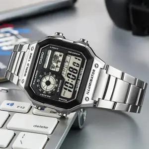 [CASIO] 카시오 AE-1200WHD-1A 남성 메탈 디지털시계