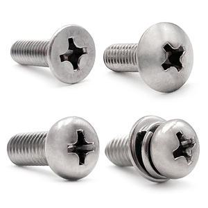 스텐 십자 볼트 스텐 sus304 접시 트러스 둥근 샘스 머리 머신 조립 풀림방지 M2 M2.6 M3 M4 M5 M6 M8