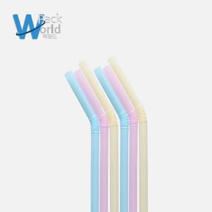 자바라빨대 개별 혼합 스트로우 7x25cm 벌크 10000개