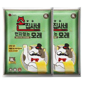손집사네 먼지없는 벤토나이트 고양이모래 혼합형 8LX2개