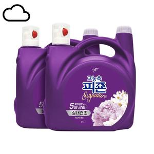 피존 고농축5.7L 2개 시그니처 대용량 미스틱레인 섬유유연제
