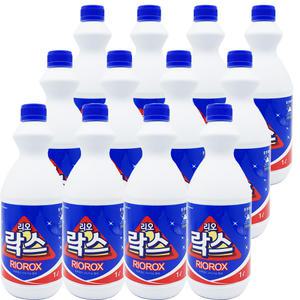 리오락스 1L x 12개 살균 소독 악취제거 표백 락스