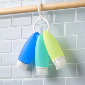 도이코 이지보틀 89ml 고리형 실리콘 여행용 공병 샴푸 소분 컬러 3개 세트