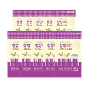 찹찹짜먹는 반려견용츄르 닭고기와 고구마 15gx4개입 10개묶음