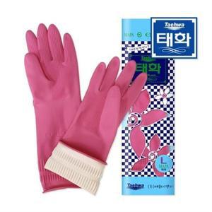 태화 고무장갑 L (대) 마파 핑크 1켤레 천연 고무