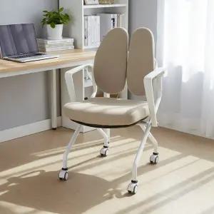 피치트렌디 더블백 체어 접이식 회의실 회의용 의자 학원 독서실 접는 회의의자