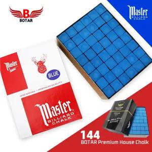 [보타르] 당구 초크 블루 144개입 대용량 당구장 하우스 업소용 프리미엄 / 마스터쵸크