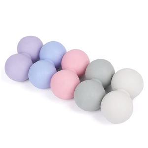 아이워너 TPE 듀얼 마사지 볼 스트레칭 필라테스 요가 지압 땅콩볼