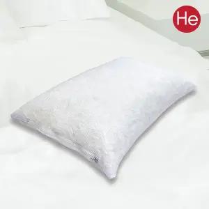 바이오칩 메쉬베개 화이트 연질 편한 세탁 빨아쓰는 시원한 여름베개 공장직영