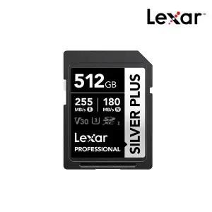 [렉사] 512GB SD SILVER PLUS V30 UHS-I 메모리 카드 캐논 소니 니콘 후지 카메라 호환