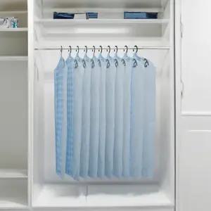 아이니즈 먼지 습기차단 의류 보관 부직포 옷커버 10p (양복형/코트형)