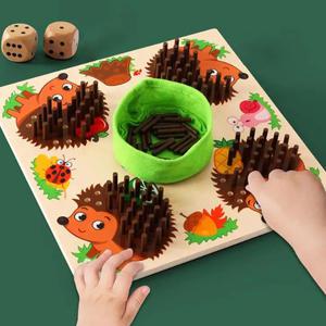 고슴도치 옷입히기 수놀이 / 인지훈련 치매 보드게임