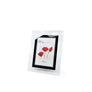 Kimspp 크리스탈액자 8.5x12.5cm 탁상용 유리액자 사진 그림 전시 국산