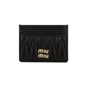 여성 마테라쎄 블랙 카드지갑 5MC076 AFPP F0002