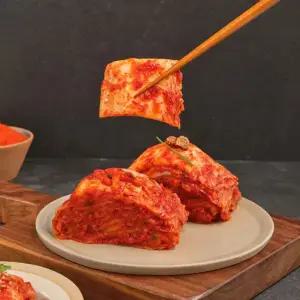 미국FDA승인 국산 농산물로 만든 청정지역 봉화 맛김치 5kg  김장 배추 생김치