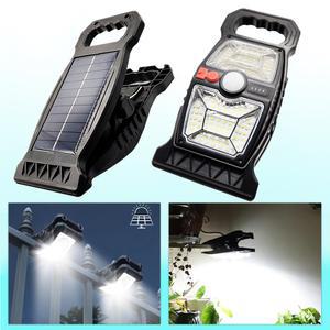 강력한집게 LED 태양광 C타입 충전식 모션동작 집게식 센서등 가로등 벽등 벽부등 생활방수 라이트 투광등 정원 작업장 야간작업 밤낚시 조명 캠핑장