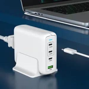 덱스탑 PD3.1 단일 140W 초고속 충전기 PPS GaN 접지 멀티 4포트 ZX-4U21T