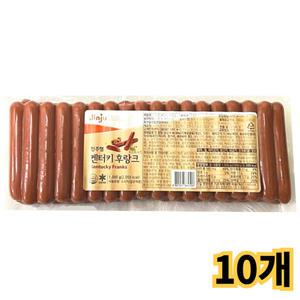 진주햄 켄터키 후랑크 1kgx10개 /냉장 소시지 햄 김밥 도시락 반찬 안주