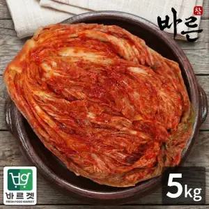 참바른김치 프리미엄 국내산 포기김치 배추김치 5kg / 바른재료 바른위생 바르겟