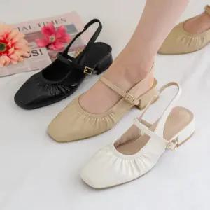 말랑무브 셔링 메리제인 슬링백힐(4cm)