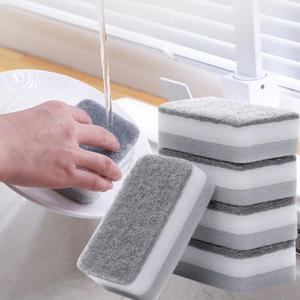 3중 양면 다용도 수세미 5개입 세트 주망 설거지