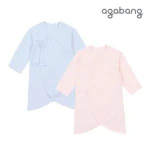 [롯데백화점]아가방 루수플레배내가운(BLUE,PINK) 01Q317101